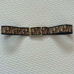 Vintage Dior, classic monogram print belt